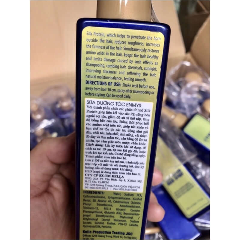 XỊT DƯỠNG TÓC SILK PROTEIN ENMYS