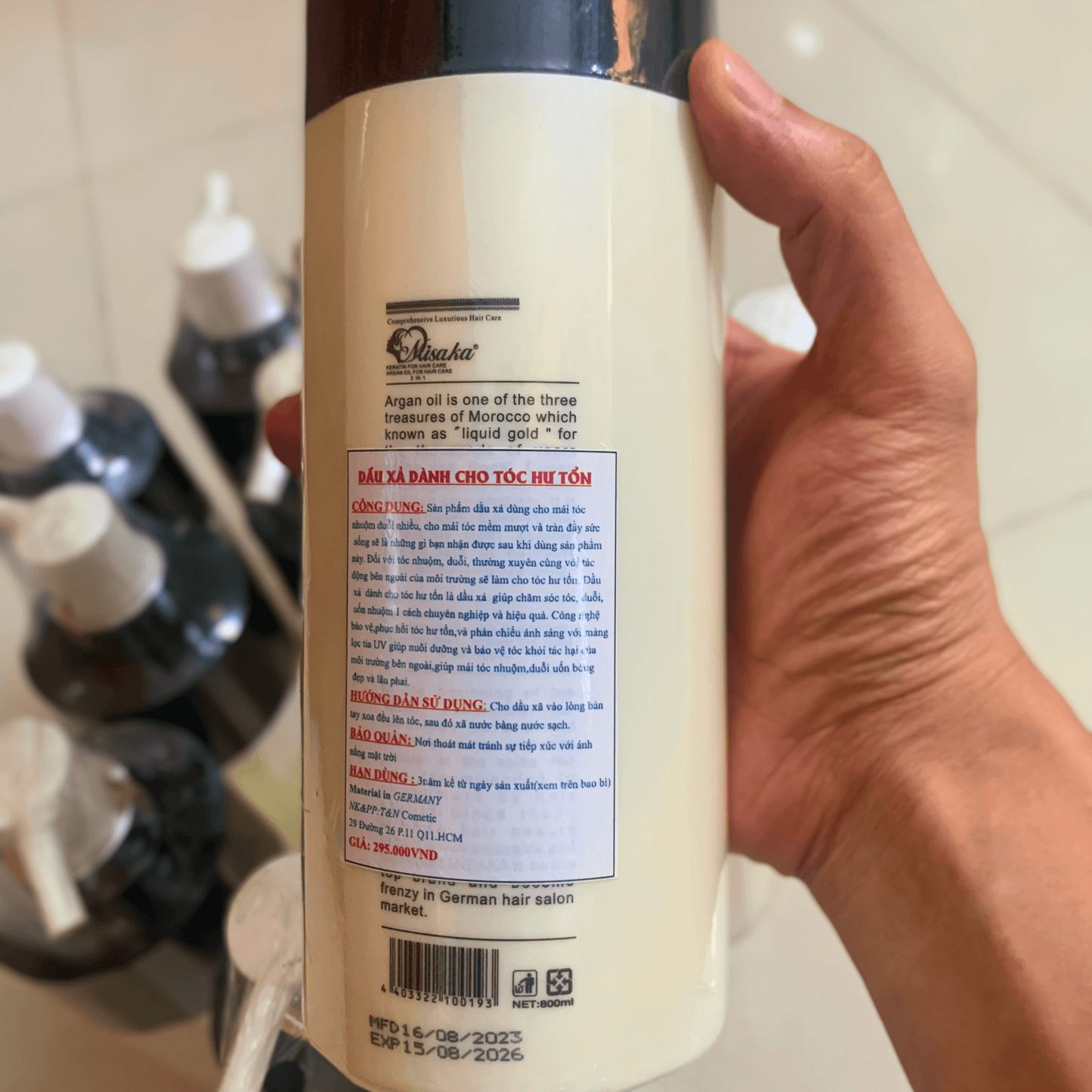Dầu Gội và Xả MISAKA , Chính hảng 100% , giúp phục hồi tóc , tóc khỏe mạnh suông mượt, ngăn rụng tóc