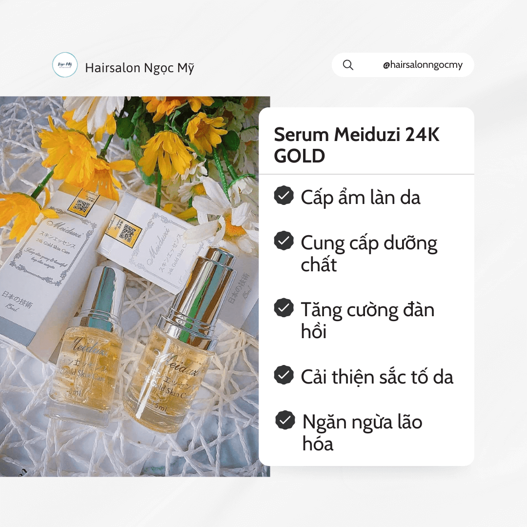 Công dụng nổi trội của Serum Meiduzi 24K Gold