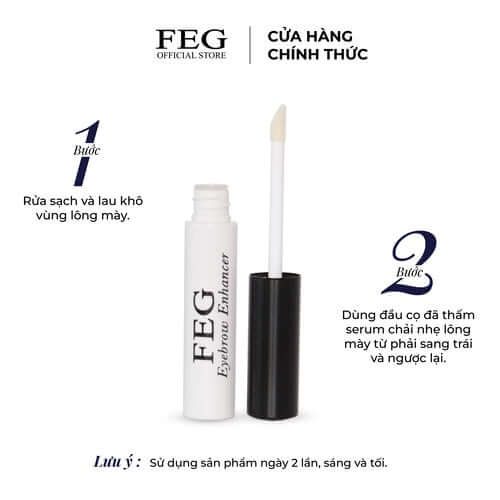 Serum Dưỡng Mày FEG - Nuôi Dưỡng Lông Mày Dài, Dày, Chắc Khỏe Sau 14 Ngày (3ml)