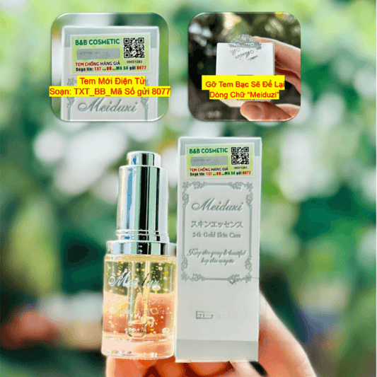 Kiểm tra serum Meiduzi 24K Gold chính hãng