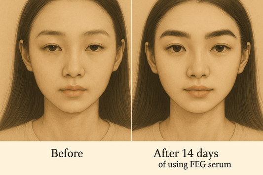 Review Serum Mọc Lông Mày FEG: Hành Trình 14 Ngày "Tìm Lại Chính Mình" Của Mai – Liệu Có Phải Là Phép Màu?