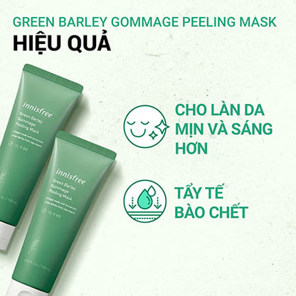 Mặt Nạ Tẩy Tế Bào Chết Innisfree Lúa Mạch Xanh 120ml - Sạch Da, Sáng Mịn