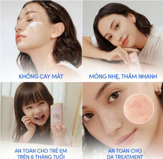 Sữa chống nắng Anessa Perfect UV Sunscreen Mild Milk SPF50+ PA++++ (60ml)