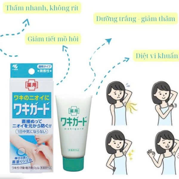 Gel Khử Mùi Hôi Nách Kobayashi Nhật Bản – Giảm Mồ Hôi, Khử Mùi Lâu Dài