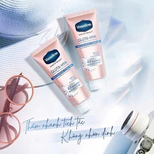 Sữa Dưỡng Thể Vaseline Gluta-Hya Nâng Tông Tức Thì 300ml – Dưỡng Sáng Da, Cấp Ẩm 12h